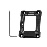 Maxbell CPU Contact Frame Aluminum Alloy Anti Bending for 12TH Gen LGA1700 Black