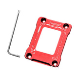 Maxbell CPU Contact Frame Aluminum Alloy Anti Bending for 12TH Gen LGA1700 Red