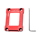Maxbell CPU Contact Frame Aluminum Alloy Anti Bending for 12TH Gen LGA1700 Red