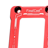 Maxbell CPU Contact Frame Aluminum Alloy Anti Bending for 12TH Gen LGA1700 Red