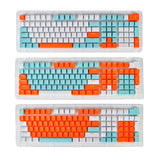 Maxbell PBT 113Pcs Keycaps Set for Mechanical Gaming Keyboard 61 87 104 108 Keys A