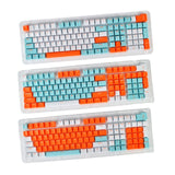 Maxbell PBT 113Pcs Keycaps Set for Mechanical Gaming Keyboard 61 87 104 108 Keys A