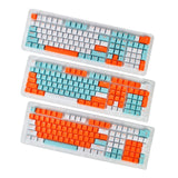 Maxbell PBT 113Pcs Keycaps Set for Mechanical Gaming Keyboard 61 87 104 108 Keys A