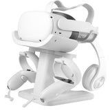 Maxbell VR Stand Protection Controller Mount Station Storage Stand Stable for Quest2 White