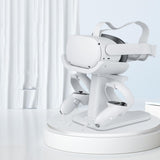 Maxbell VR Stand Protection Controller Mount Station Storage Stand Stable for Quest2 White