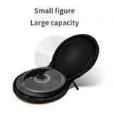 Maxbell Portable CD Wallet Case Organizer PU 20 Capacity Prevent Scratch Black