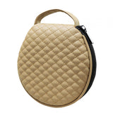 Maxbell Portable CD Wallet Case Organizer PU 20 Capacity Prevent Scratch Beige