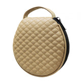 Maxbell Portable CD Wallet Case Organizer PU 20 Capacity Prevent Scratch Beige