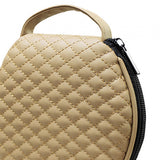 Maxbell Portable CD Wallet Case Organizer PU 20 Capacity Prevent Scratch Beige