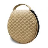 Maxbell Portable CD Wallet Case Organizer PU 20 Capacity Prevent Scratch Beige