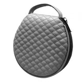 Maxbell Portable CD Wallet Case Organizer PU 20 Capacity Prevent Scratch Grey