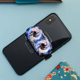 Maxbell Phone Cooler RGB Lights Rechargeable Quiet Heatsink for Gaming Videos Black