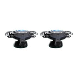 Maxbell 2 Pieces Mobile Games Controller Sensitive for Thickness 14mm Phones Gamepad