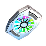Maxbell Portable Magnetic Mobile Phone Cooler Mini Cordless for Playing Games Lives Silver