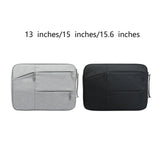 Maxbell Laptop Sleeve Bag Anti Seismic Multi Functional 6 Mesh Bags for Men Notebook grey355mmX250mmX20mm