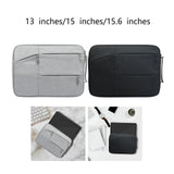 Maxbell Laptop Sleeve Bag Anti Seismic Multi Functional 6 Mesh Bags for Men Notebook grey355mmX250mmX20mm