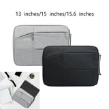 Maxbell Laptop Sleeve Bag Anti Seismic Multi Functional 6 Mesh Bags for Men Notebook grey355mmX250mmX20mm