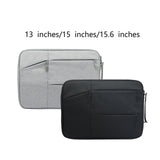 Maxbell Laptop Sleeve Bag Anti Seismic Multi Functional 6 Mesh Bags for Men Notebook grey355mmX250mmX20mm