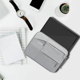 Maxbell Laptop Sleeve Bag Anti Seismic Multi Functional 6 Mesh Bags for Men Notebook grey370mmX265mmX20mm