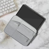 Maxbell Laptop Sleeve Bag Anti Seismic Multi Functional 6 Mesh Bags for Men Notebook grey400mmX295mmX20mm