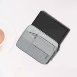 Maxbell Laptop Sleeve Bag Anti Seismic Multi Functional 6 Mesh Bags for Men Notebook grey400mmX295mmX20mm
