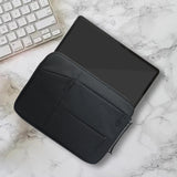 Maxbell Laptop Sleeve Bag Anti Seismic Multi Functional 6 Mesh Bags for Men Notebook dark370mmX265mmX20mm