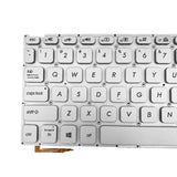 Maxbell US Layout Keyboard with Backlit for VivoBook Y5000F Y5200FB Silver