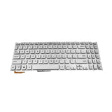 Maxbell US Layout Keyboard with Backlit for VivoBook Y5000F Y5200FB Silver