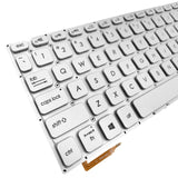 Maxbell US Layout Keyboard with Backlit for VivoBook Y5000F Y5200FB Silver