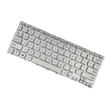Maxbell Laptop Keyboard Aexkpe01020 0kN1-A72US22 for 14 x409 x409FJ x409UB Silver