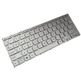 Maxbell Laptop Keyboard Aexkpe01020 0kN1-A72US22 for 14 x409 x409FJ x409UB Silver