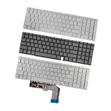 Maxbell US Layout Laptop Keyboard  for HP 15M 15-Ed Tpn-C149 Silver No Backlight