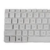 Maxbell US Layout Laptop Keyboard  for HP 15M 15-Ed Tpn-C149 Silver No Backlight