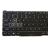 Maxbell Laptop Replacement Keyboard with Backlight US for 300 PH315-52 54 White