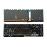 Maxbell Laptop Replacement Keyboard with Backlight US for 300 PH315-52 54 White