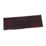 Maxbell Laptop Replacement Keyboard with Backlight US for 300 PH315-52 54 Red