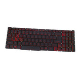 Maxbell Laptop Replacement Keyboard with Backlight US for 300 PH315-52 54 Red