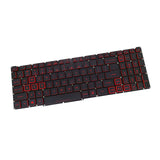 Maxbell Laptop Replacement Keyboard with Backlight US for 300 PH315-52 54 Red