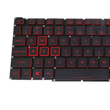 Maxbell Laptop Replacement Keyboard with Backlight US for 300 PH315-52 54 Red