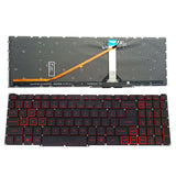 Maxbell Laptop Replacement Keyboard with Backlight US for 300 PH315-52 54 Red