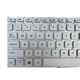 Maxbell US Layout Laptop Keyboard For VivoBook 15 x512 V5000 Silver