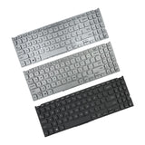 Maxbell US Layout Laptop Keyboard For VivoBook 15 x512 V5000 Silver