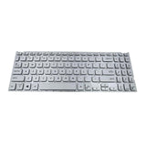 Maxbell US Layout Laptop Keyboard For VivoBook 15 x512 V5000 Silver