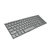 Maxbell US Layout Laptop Keyboard For VivoBook 15 x512 V5000 Silver Backlight