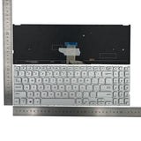 Maxbell US Layout Laptop Keyboard For VivoBook 15 x512 V5000 Silver Backlight