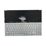Maxbell US Layout Laptop Keyboard For VivoBook 15 x512 V5000 Silver Backlight
