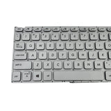 Maxbell US Layout Laptop Keyboard For VivoBook 15 x512 V5000 Silver Backlight