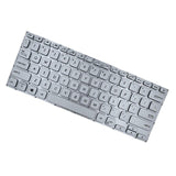 Maxbell US Layout Laptop Keyboard for x412 A412 R423 R424 Professional Silver