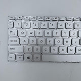 Maxbell US Layout Laptop Keyboard for x412 A412 R423 R424 Professional Silver