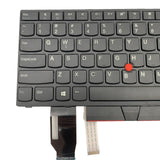 Maxbell Laptop Keyboard Replace Parts US English Layout for E580 E585 T590 E590  With Pointer